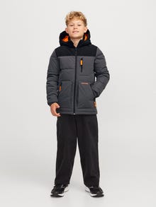 Jack & Jones Puffer jacket Junior -Asphalt - 12258547