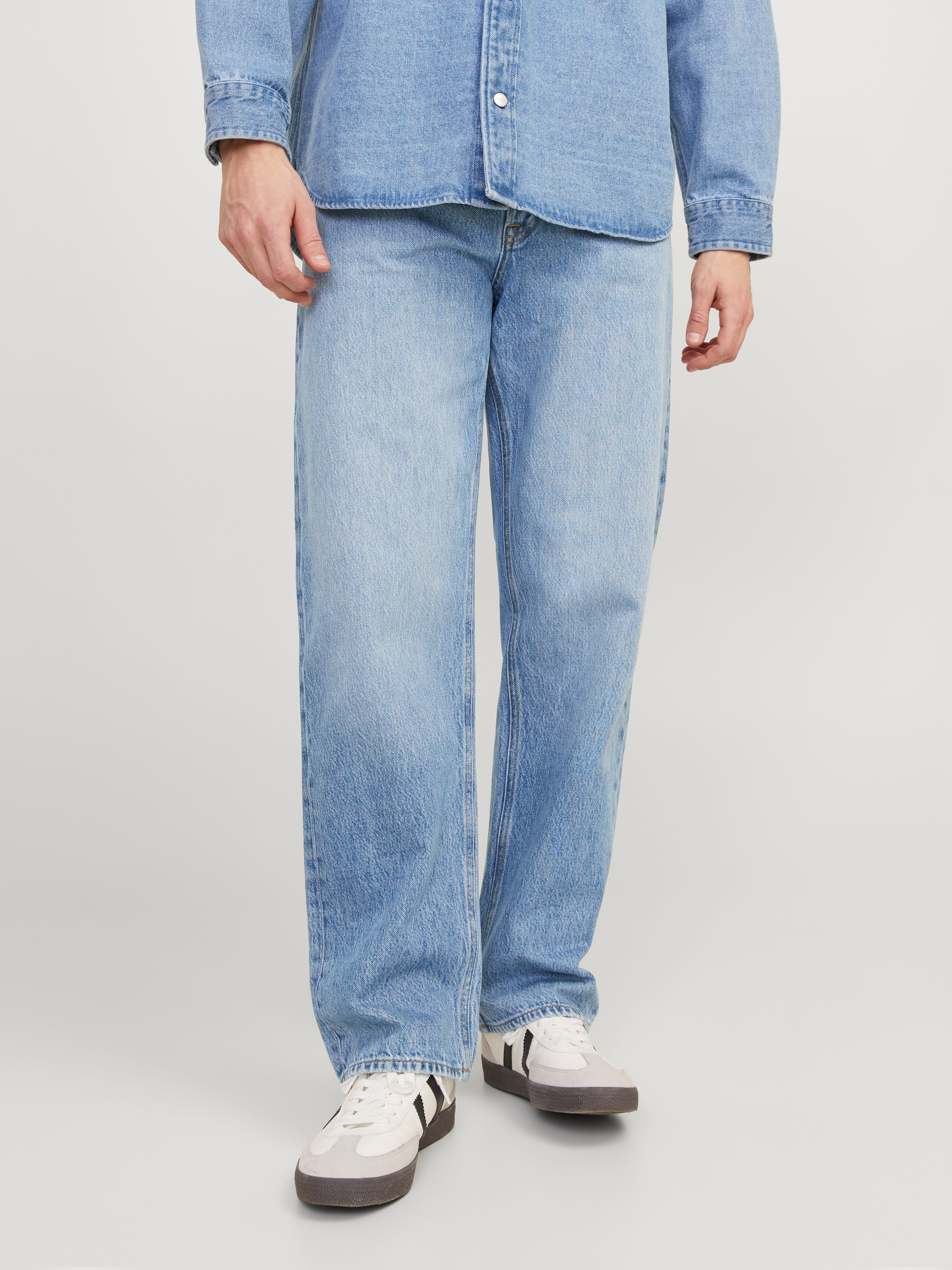 JJIEDDIE JJORIGINAL SBD 326 Loose fit jeans | Medium Blue | Jack 
