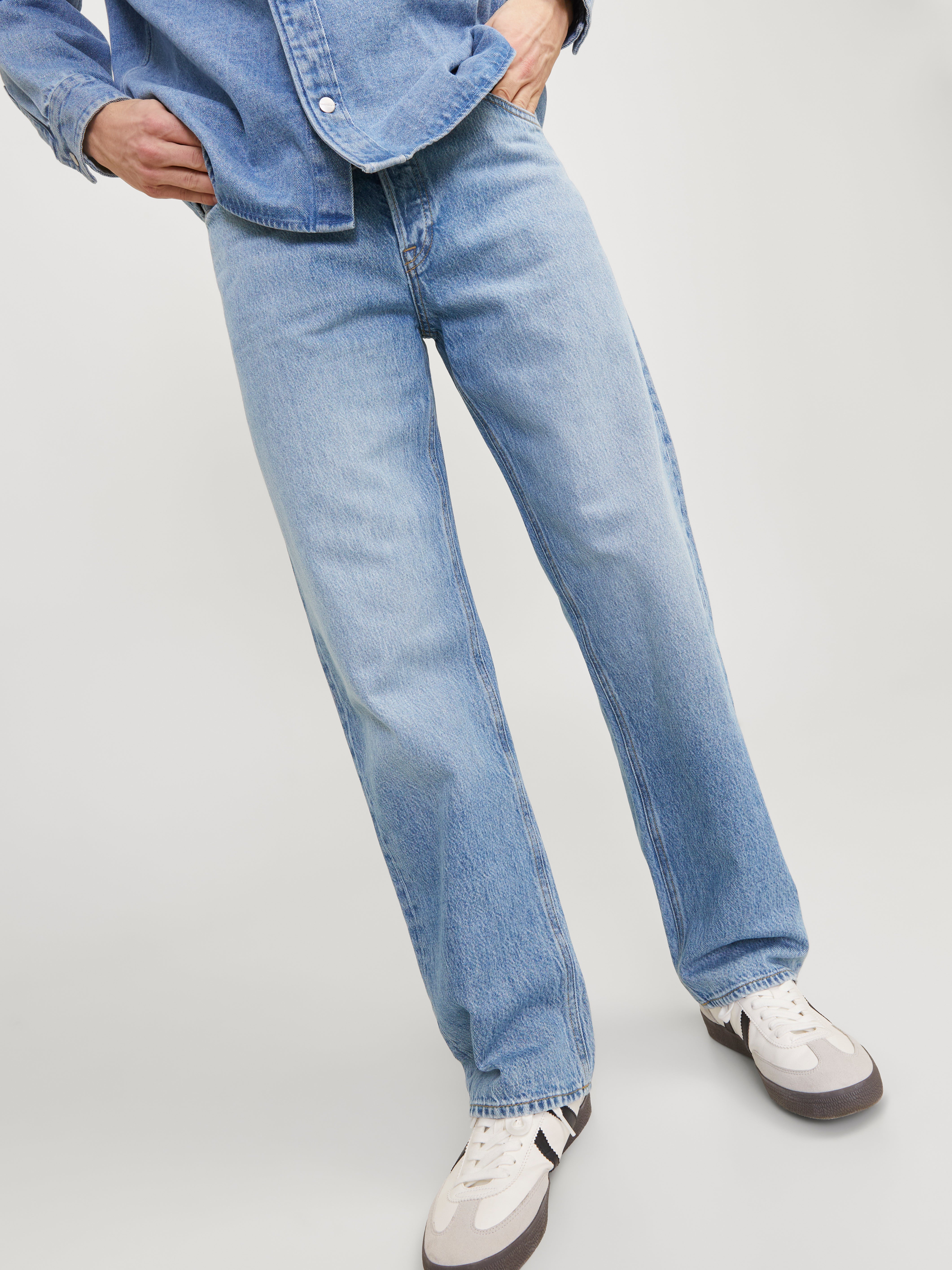JJIEDDIE JJORIGINAL SBD 326 Loose fit jeans | Medium Blue | Jack 