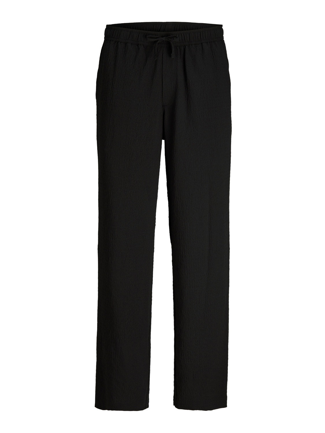 Jack & Jones Wide Fit Klasické kalhoty -Black - 12258597