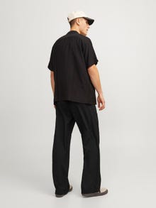 Jack & Jones Wide Fit Klasické kalhoty -Black - 12258597