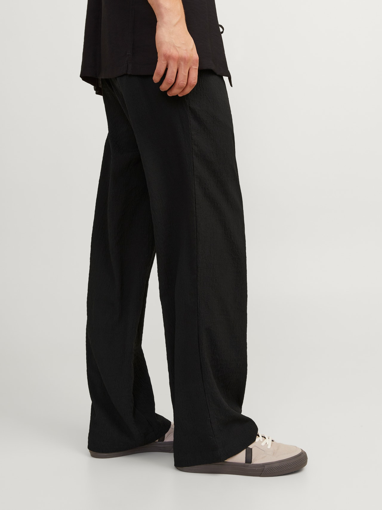 Jack & Jones Wide Fit Classic trousers -Black - 12258597