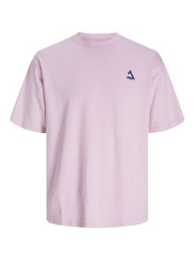 Jack & Jones Painettu Pyöreä pääntie T-paita -Winsome Orchid - 12258622