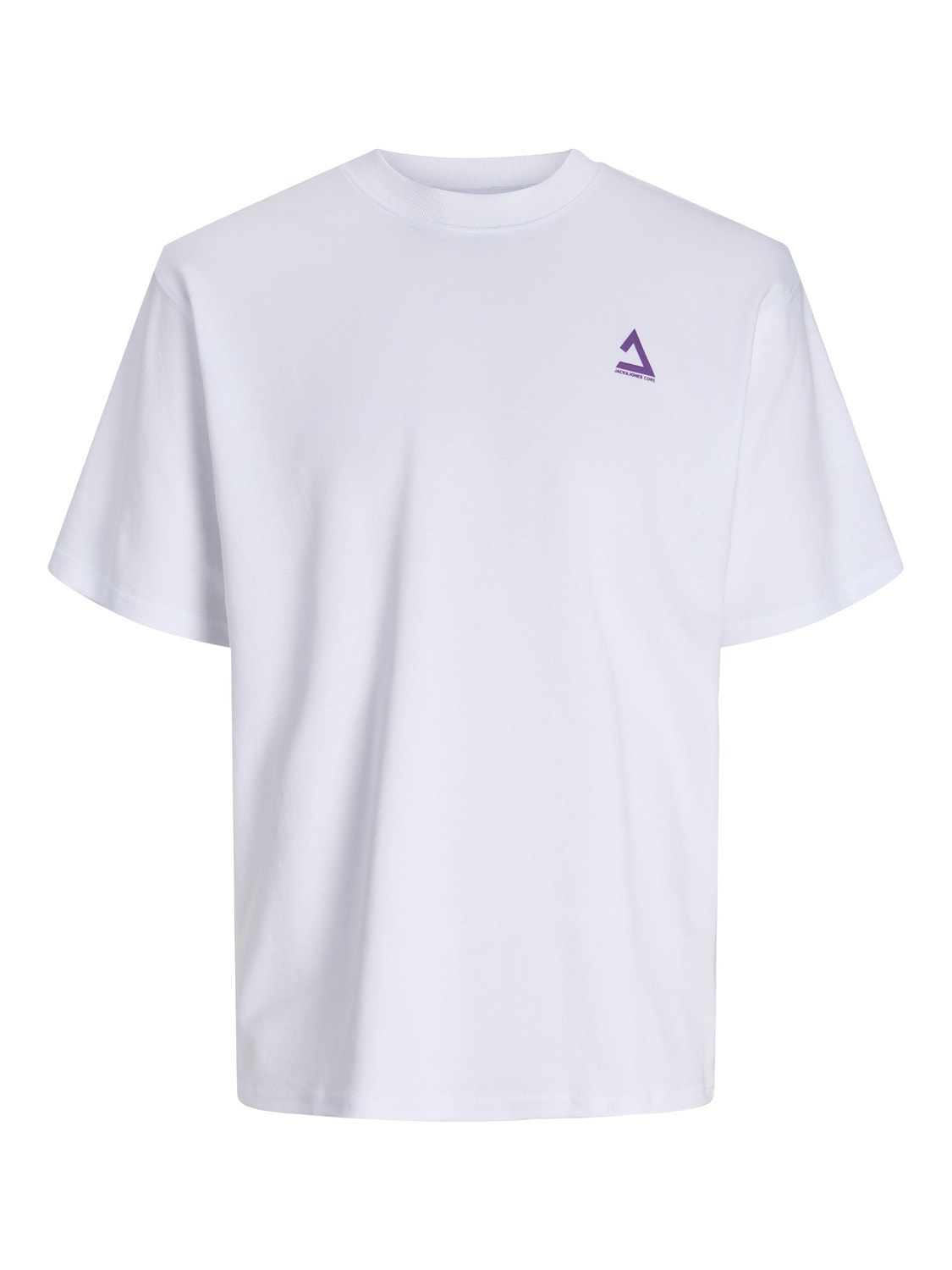 Jack & Jones Gedrukt Ronde hals T-shirt -White - 12258622