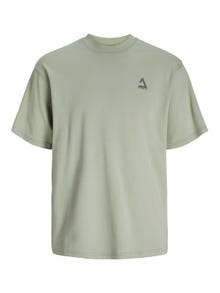 Jack & Jones Nadruk Okrągły dekolt T-shirt -Desert Sage - 12258622
