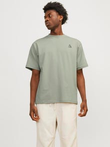 Jack & Jones Painettu Pyöreä pääntie T-paita -Desert Sage - 12258622