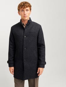 Jack & Jones Abrigo de lana -Dark Grey Melange - 12258672