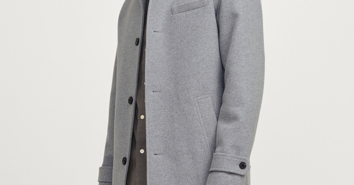 Wool Coat Jack Jones Wolljacke Strickjacke Windbreaker Herren