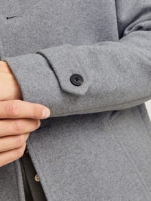 Jack & Jones Płaszcz wełniany -Light Grey Melange - 12258672