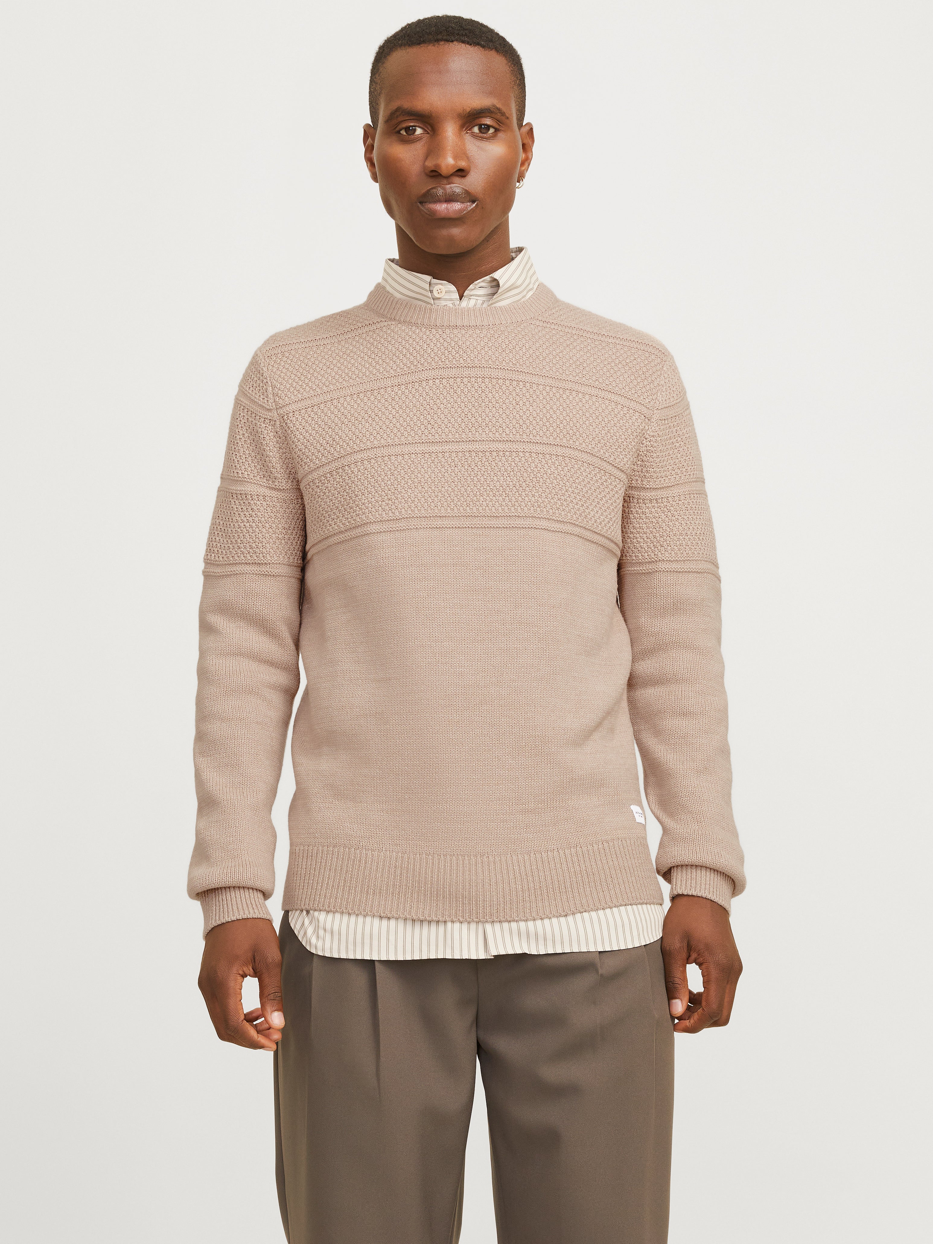 Thumbnail - Einfarbig Strickpullover