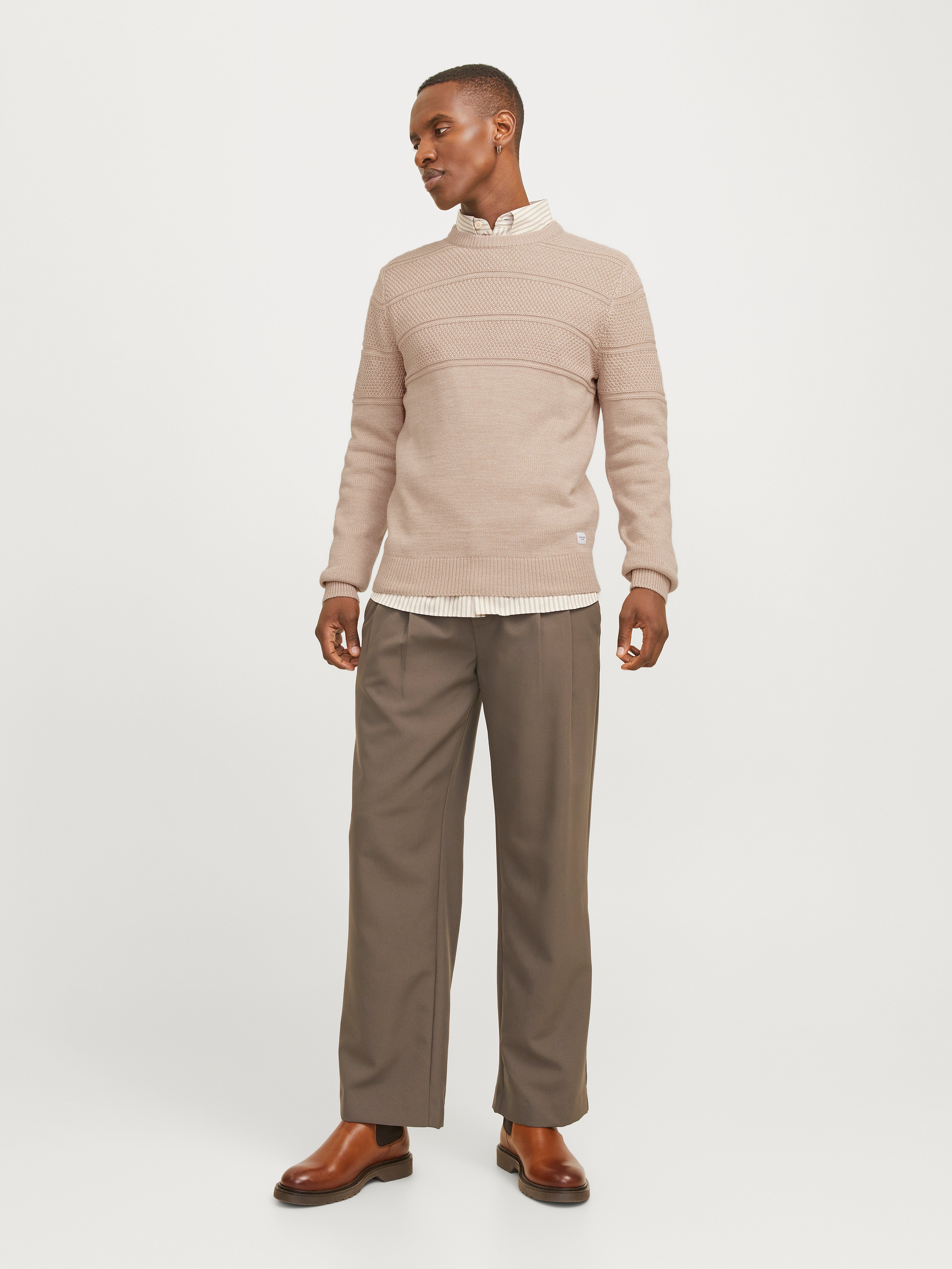 Thumbnail - Einfarbig Strickpullover