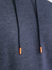 Jack & Jones Plus Size Logotipas Megztinis su gobtuvu -Navy Blazer - 12258769