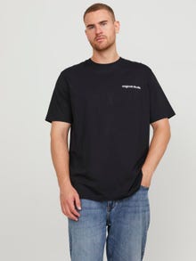 Jack & Jones Plus Size Gedrukt T-shirt -Black - 12258772