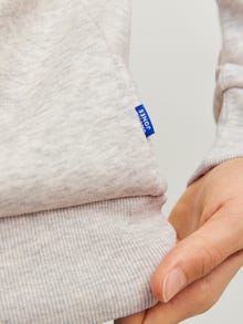 Jack & Jones Hoodie Logo Junior -White Melange - 12258823