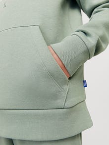 Jack & Jones Logo Hoodie Junior -Iceberg Green - 12258823