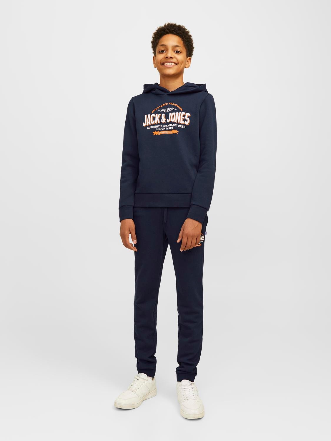 Jack & Jones Sudadera con capucha Logotipo Bebés -Navy Blazer - 12258824