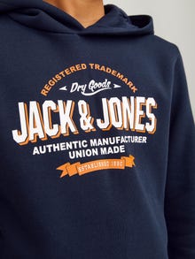 Jack & Jones Z logo Bluza z kapturem Mini -Navy Blazer - 12258824