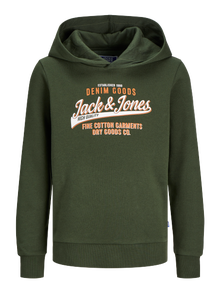 Jack & Jones Hoodie Mini -Kombu Green - 12258824