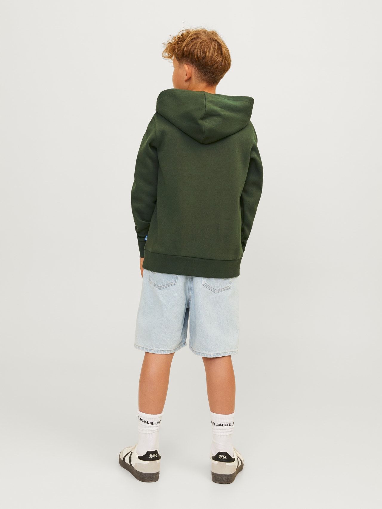 Jack & Jones Sweat à capuche Logo Mini -Kombu Green - 12258824