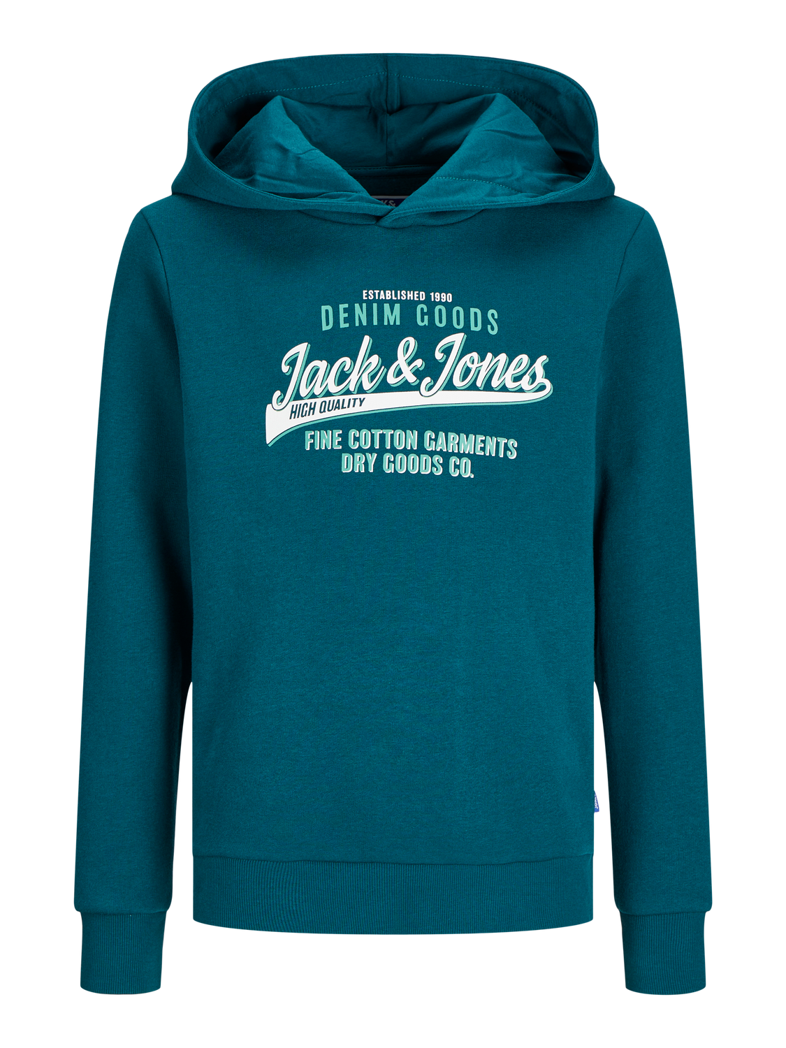 Jack & Jones Felpa con cappuccio Con logo Mini -Deep Teal - 12258824