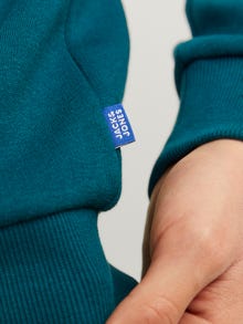 Jack & Jones Hoodie Logo Mini -Deep Teal - 12258824