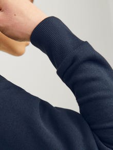 Jack & Jones Logó Cipzáras Kapucnis Pulóver Ifjúsági -Navy Blazer - 12258858