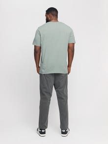 Jack & Jones Plus Size Logo T-shirts -Iceberg Green - 12258870