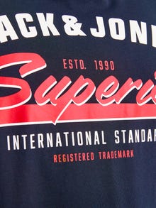 Jack & Jones Plus Size Logo T-shirt -Sky Captain - 12258870