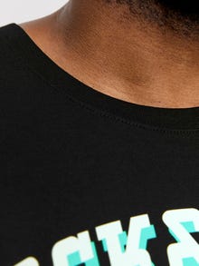 Jack & Jones Plius Logotipas Marškinėliai -Black Ink - 12258870
