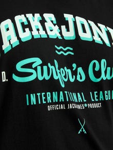Jack & Jones Plius Logotipas Marškinėliai -Black Ink - 12258870