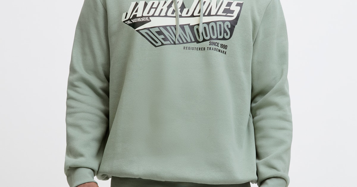 Jack Jones Jjelogo Sweat Hood 2 Col 25/26 Noos Pls - Felpe Uomo