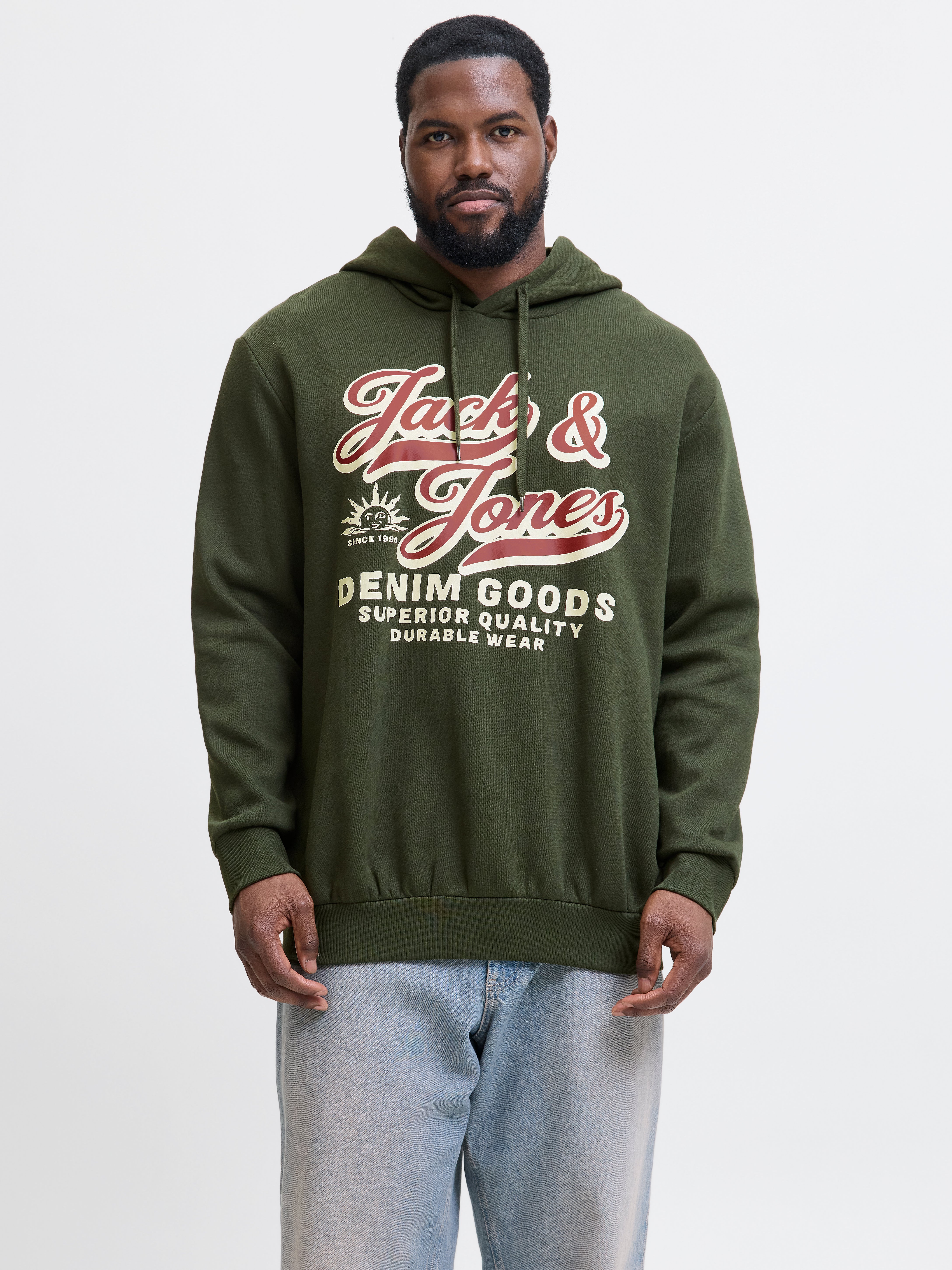 Plus Size Logo Kapuzenpullover