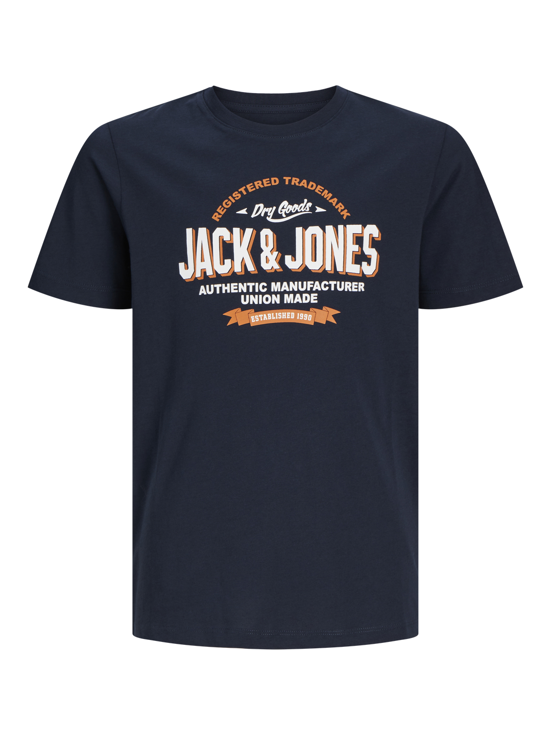 Jack & Jones Logo T-shirt For boys -Navy Blazer - 12258876