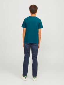 Jack & Jones Logo T-shirt For boys -Deep Teal - 12258876