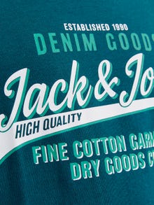 Jack & Jones T-shirt Logo Pour les garçons -Deep Teal - 12258876