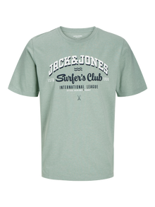 Jack & Jones Z logo T-shirt Junior -Iceberg Green - 12258876