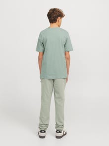 Jack & Jones Z logo T-shirt Junior -Iceberg Green - 12258876
