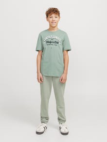 Jack & Jones Z logo T-shirt Junior -Iceberg Green - 12258876