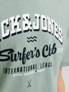 Jack & Jones Z logo T-shirt Junior -Iceberg Green - 12258876