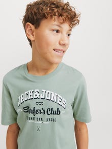 Jack & Jones Z logo T-shirt Junior -Iceberg Green - 12258876