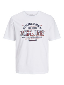 Jack & Jones Καλοκαιρινό μπλουζάκι -White - 12258877