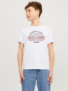 Jack & Jones Logotipas Marškinėliai Mini -White - 12258877