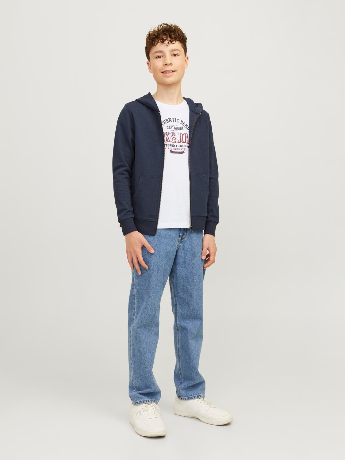 Jack & Jones Logo T-särk Mini -White - 12258877