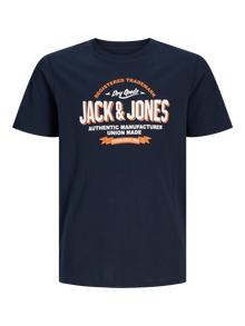 Jack & Jones Z logo T-shirt Mini -Navy Blazer - 12258877