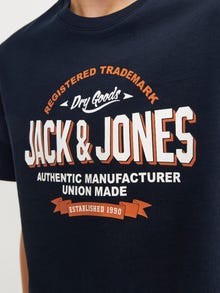 Jack & Jones Logo T-shirt Mini -Navy Blazer - 12258877