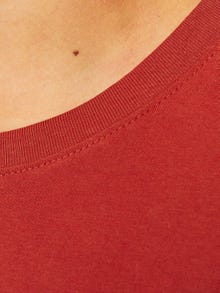 Jack & Jones Logotipas Marškinėliai Mini -Red Ochre - 12258877