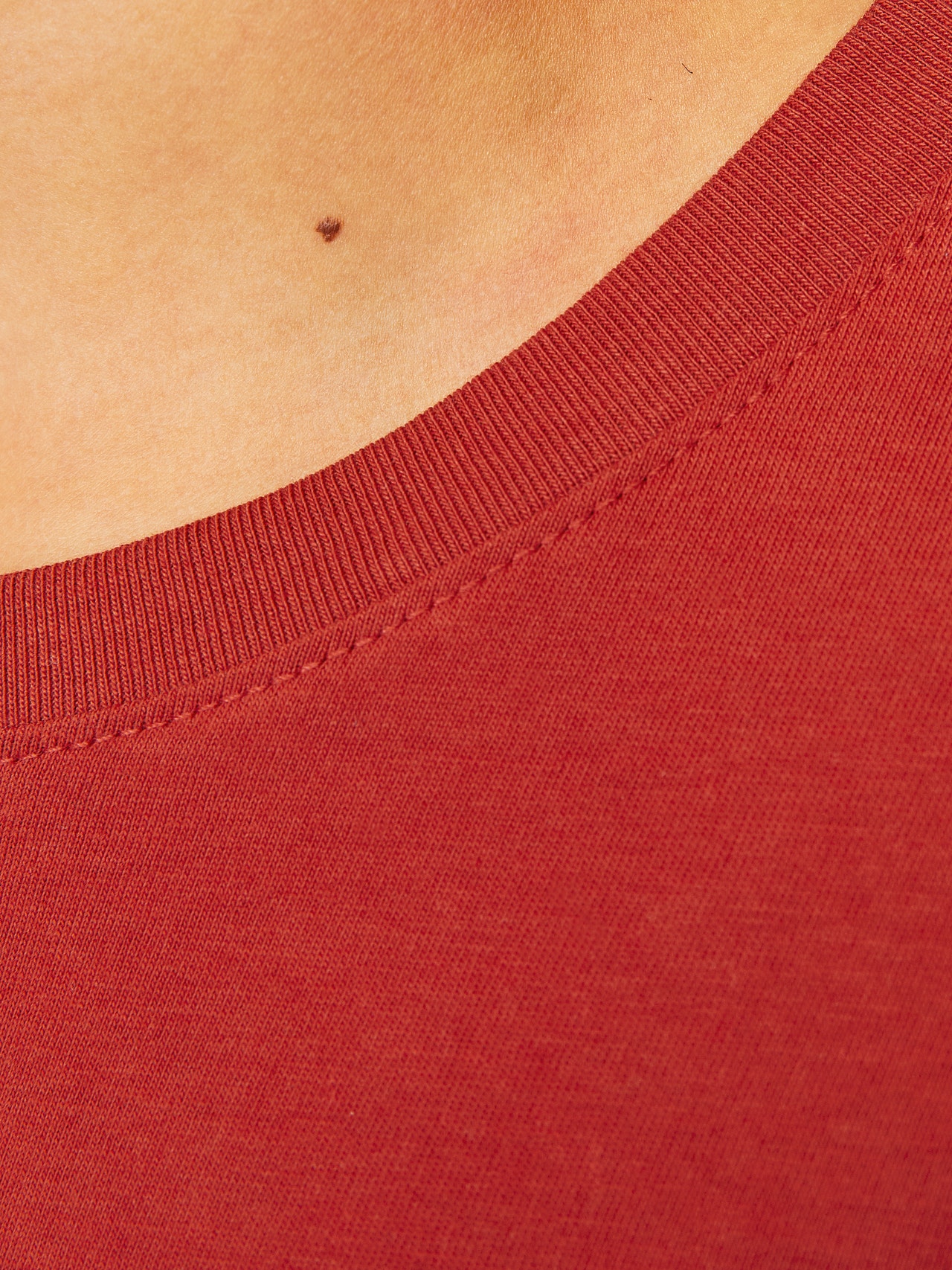 Jack & Jones Logotipas Marškinėliai Mini -Red Ochre - 12258877