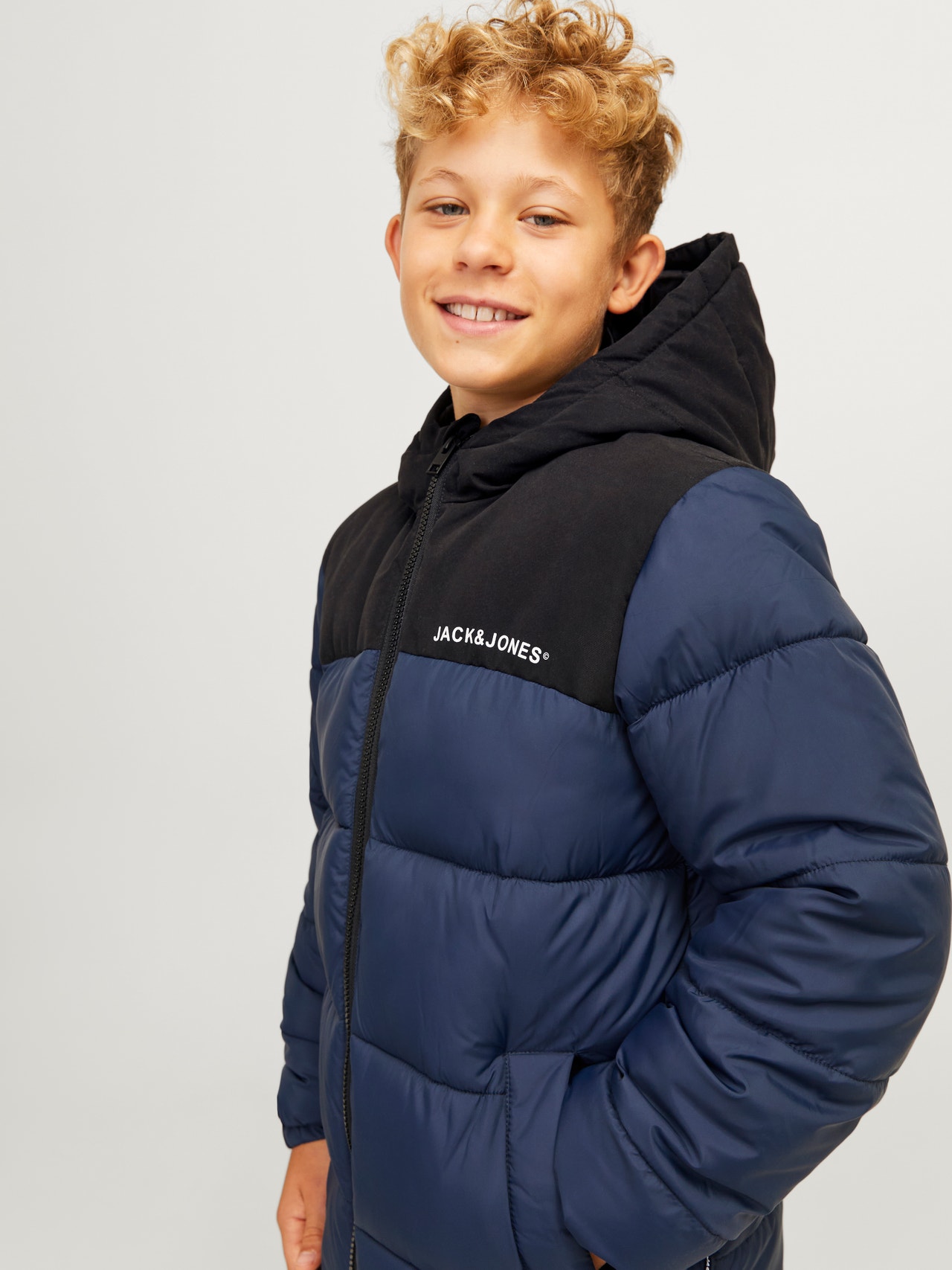 Chaqueta Con Capucha Para Niño - Manga Larga, Cremallera, Bolsillos, Abrigo Ligero Para Otoño/invierno