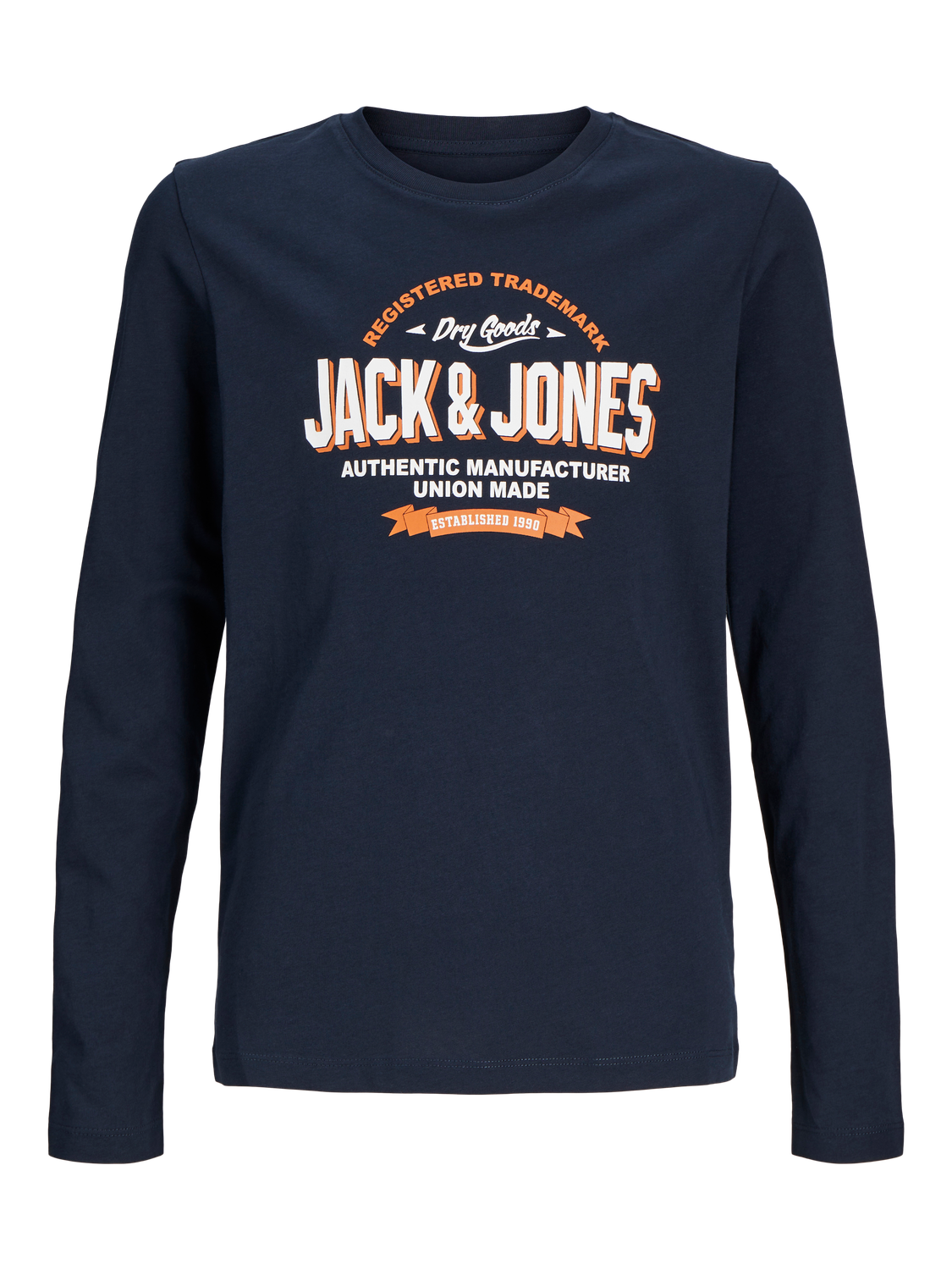 Jack & Jones Logo T-skjorte For gutter -Navy Blazer - 12258880