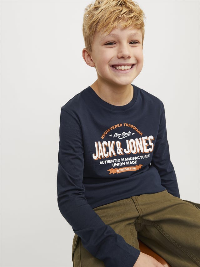 Jack & Jones Logo Tričko Junior - 12258880